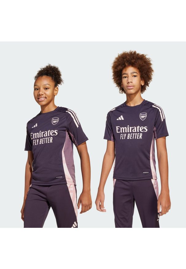 Adidas - Koszulka Arsenal Tiro 24 Training. Kolor: czarny. Materiał: materiał. Sport: piłka nożna