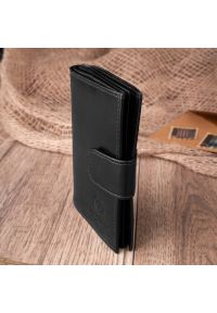 Portfel męski czarny PAOLO PERUZZI T-14-BL. Kolor: czarny. Materiał: skóra #1