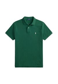 Polo Ralph Lauren Polo 710536856515 Zielony Regular Fit. Typ kołnierza: polo. Kolor: zielony. Materiał: bawełna #6