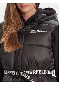 Karl Lagerfeld Jeans Bezrękawnik A3W15025 Czarny Regular Fit. Kolor: czarny. Materiał: syntetyk. Długość rękawa: bez rękawów #4