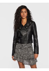 Kurtka skórzana Morgan. Kolor: czarny. Materiał: skóra #1