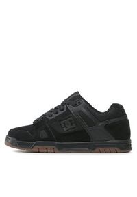DC Sneakersy Stag 320188 Czarny. Kolor: czarny. Materiał: materiał #2