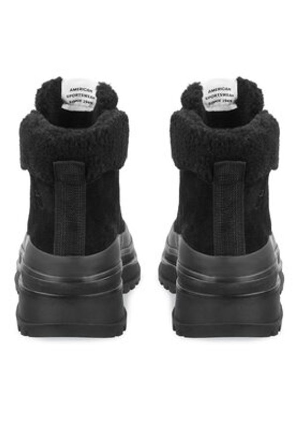 GANT - Gant Trapery 31543083 Czarny. Kolor: czarny. Materiał: skóra, zamsz