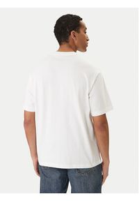 Calvin Klein Jeans T-Shirt Monologo Graphic LV04RE815G Biały Regular Fit. Kolor: biały. Materiał: bawełna #3
