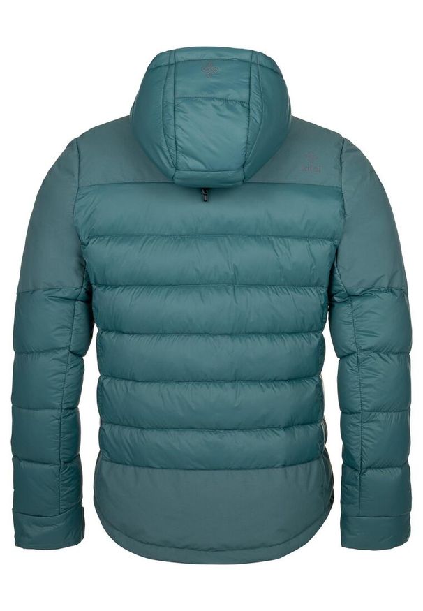 Męska kurtka puchowa Kilpi GUUS-M. Kolor: zielony. Materiał: nylon. Sport: turystyka piesza