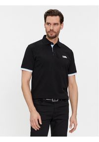 Karl Lagerfeld - KARL LAGERFELD Polo 745403 541233 Czarny Regular Fit. Typ kołnierza: polo. Kolor: czarny. Materiał: bawełna #1