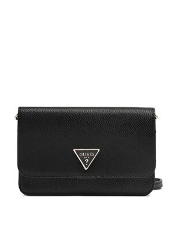 Torebka Guess - HWZG78 79790 BLA. Kolor: czarny. Materiał: skórzane
