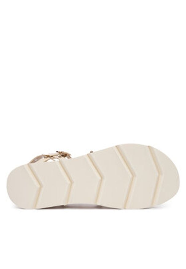 Patrizia Pepe Sandały PPJ398.02 Kremowy. Kolor: kremowy. Materiał: skóra