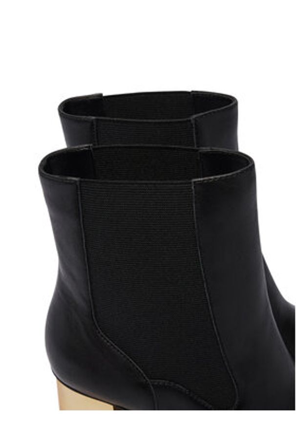 Liu Jo Botki Samy 02 SF5087 PX695 Czarny. Kolor: czarny. Materiał: skóra