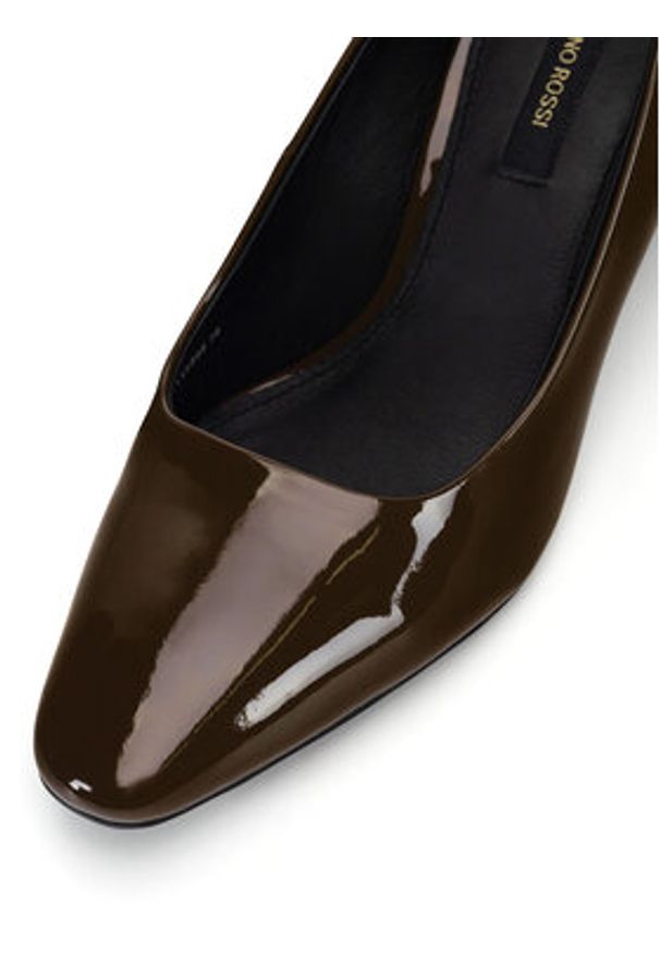 Gino Rossi Czółenka ROSA-115998 Brązowy. Kolor: brązowy. Materiał: skóra, lakier