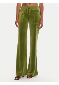 Juicy Couture Spodnie dresowe Layla JCSEBJ001G Zielony Regular Fit. Kolor: zielony. Materiał: syntetyk