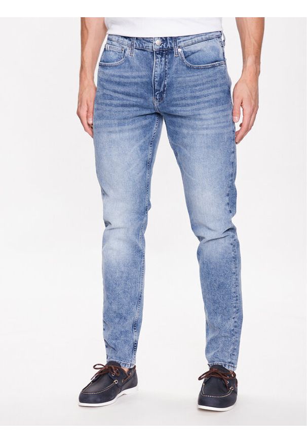 Calvin Klein Jeans Jeansy J30J322802 Niebieski Slim Fit. Kolor: niebieski