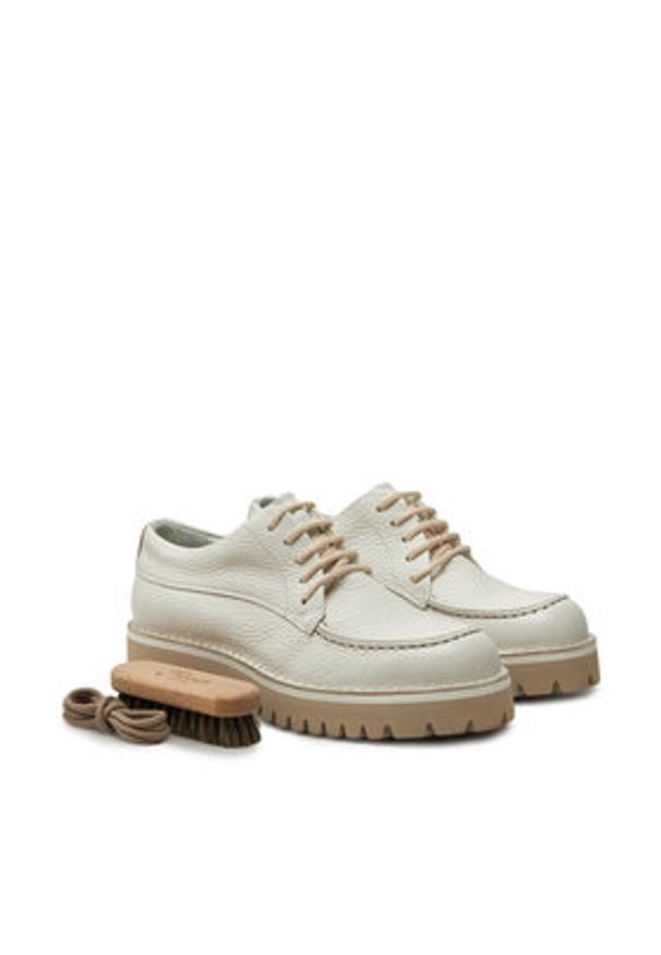 Fracap Trapery G100 Biały. Kolor: biały. Materiał: skóra