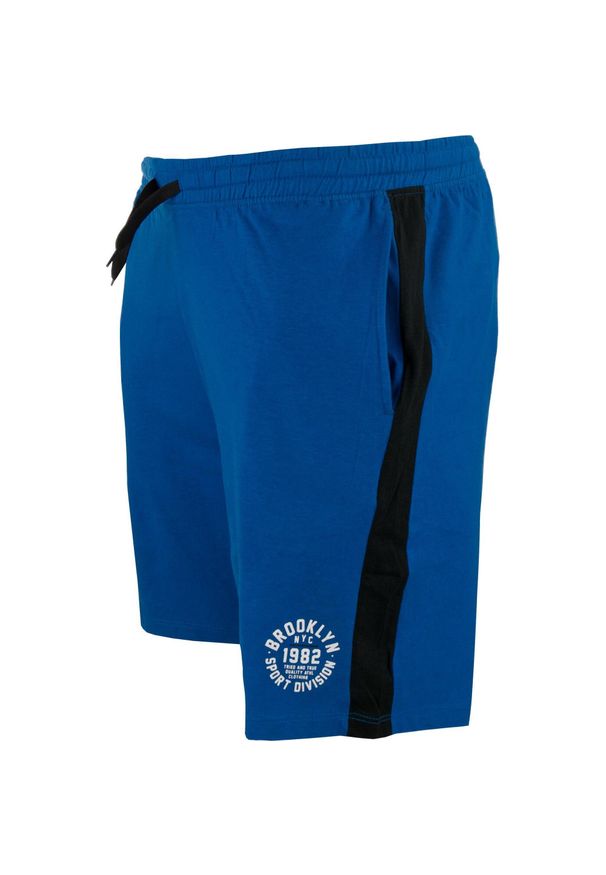 ZFOAM - Męskie szorty ATHL DPT Balzo z bawełny. Kolor: czarny, niebieski, wielokolorowy. Materiał: bawełna. Sport: fitness