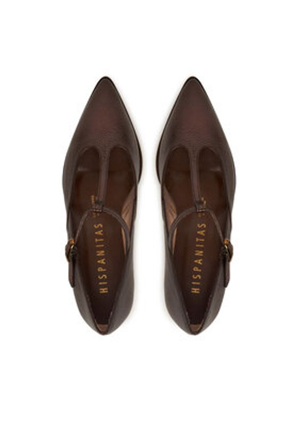 Hispanitas Półbuty HI254337 Brązowy. Kolor: brązowy. Materiał: skóra