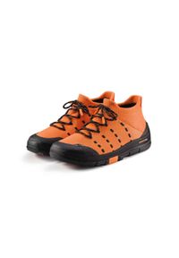 Buty turystyczne męskie wodoodporne Brubeck TREK MERINO. Kolor: pomarańczowy. Materiał: wełna. Sport: turystyka piesza