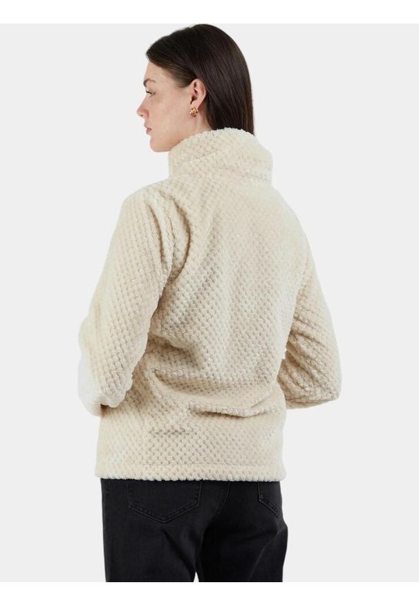 FUNDANGO - Bluza Polarowa Damska Fundango Shiren. Kolor: żółty. Materiał: polar. Sport: turystyka piesza