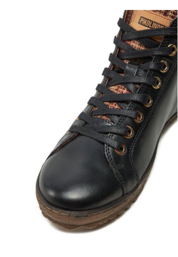 Pikolinos Trzewiki 901-7312 Czarny. Kolor: czarny. Materiał: skóra