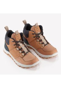 quechua - Buty turystyczne dla dzieci Quechua NH500 mid. Kolor: szary, brązowy, wielokolorowy. Materiał: materiał, tkanina, syntetyk. Sport: turystyka piesza
