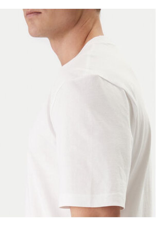 Hugo - HUGO T-Shirt Nayonix 50554382 Biały Regular Fit. Kolor: biały. Materiał: bawełna