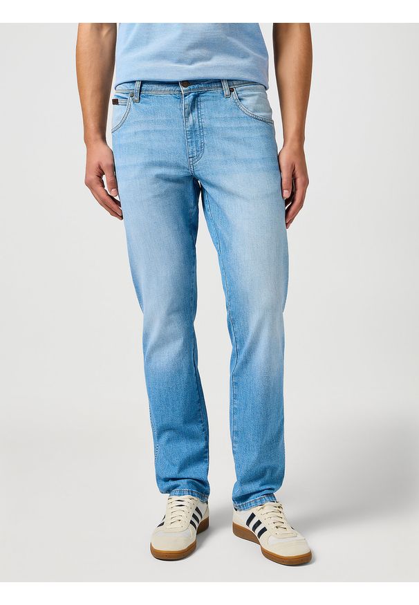 Wrangler - WRANGLER MĘSKIE SPODNIE JEANSOWE WRANGLER TEXAS SLIM SLATE SHADE 112362469