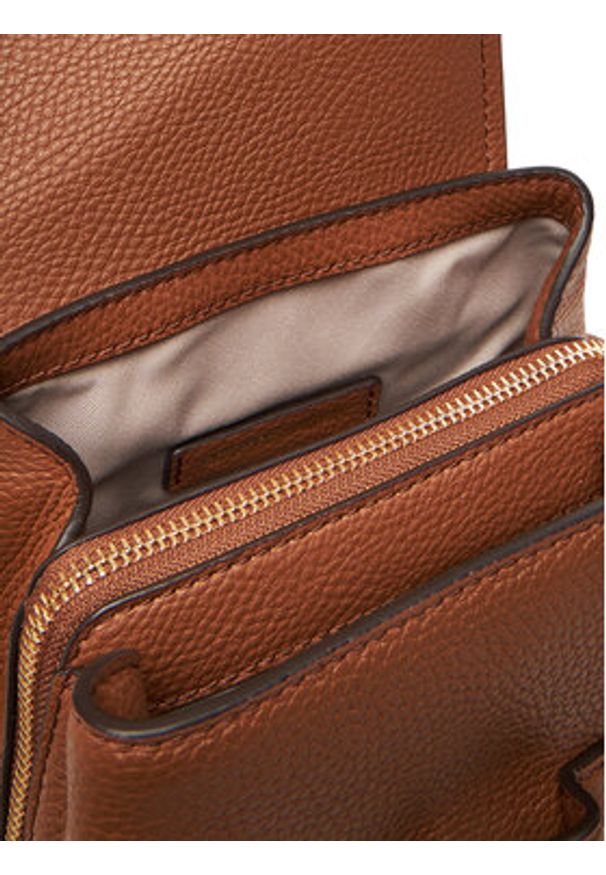 MICHAEL Michael Kors Plecak Quinn 30T5GQNB0L Brązowy. Kolor: brązowy. Materiał: skóra