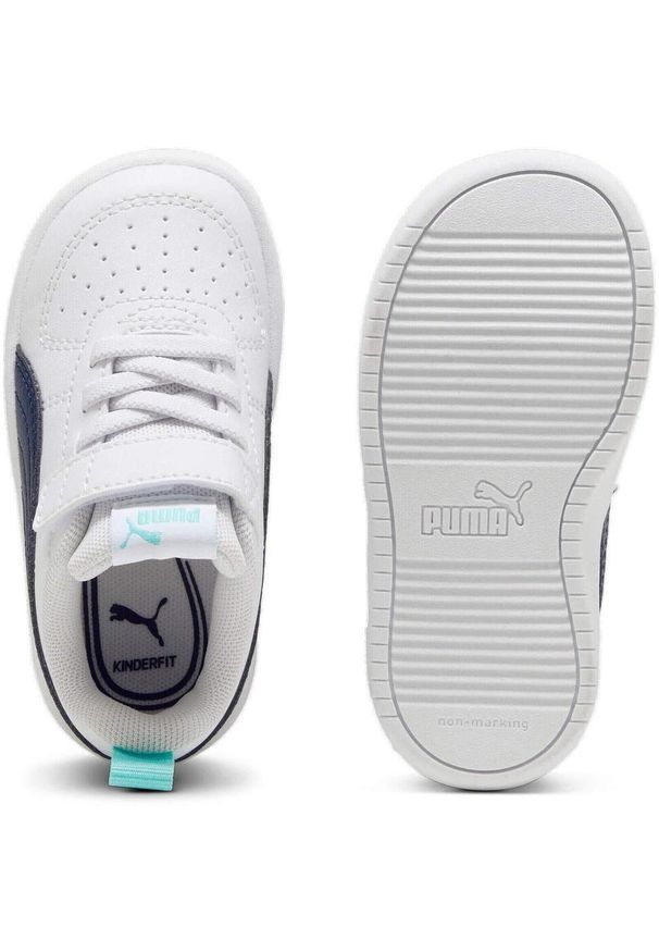 Adidasy Puma Rickie Ac Inf, Dzieci. Kolor: biały. Materiał: materiał, skóra ekologiczna