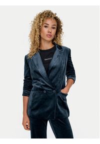 only - ONLY Marynarka Astrid 15335850 Granatowy Slim Fit. Kolor: niebieski. Materiał: syntetyk