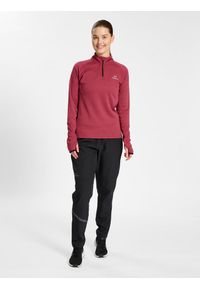 NewLine - Bluza damska 1/2 zip z długim rękawem Newline Phoenix. Kolor: czerwony, różowy, wielokolorowy. Długość rękawa: długi rękaw. Długość: długie