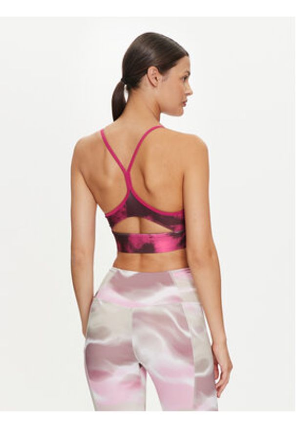 Reebok Biustonosz sportowy ID Train Train AOP Bra Clamar 100035778 Różowy. Kolor: różowy. Materiał: syntetyk