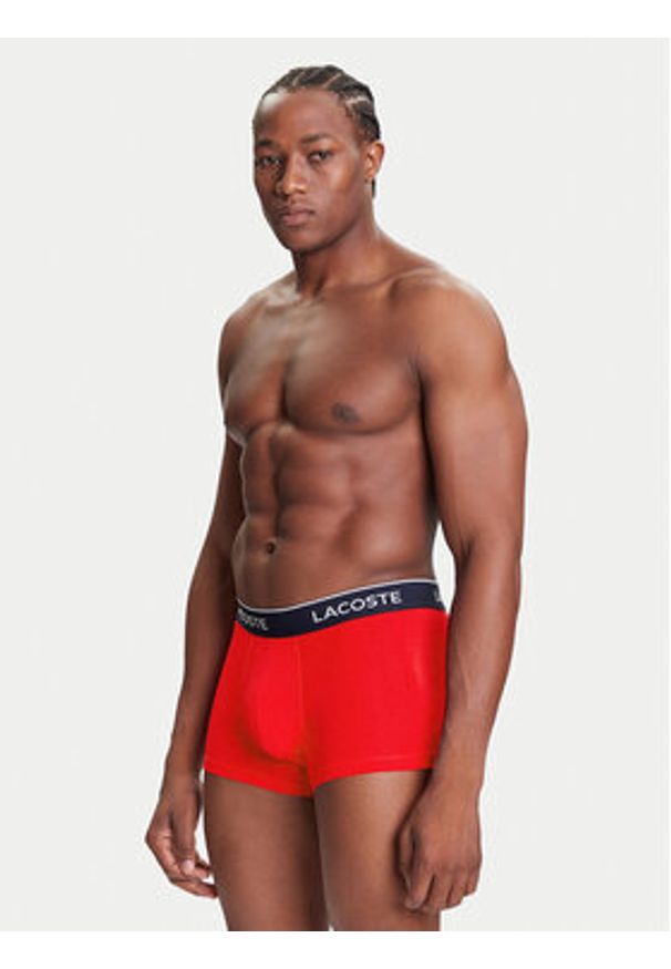 Lacoste Komplet 3 par bokserek 5H1300 Kolorowy. Materiał: bawełna. Wzór: kolorowy