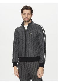 Lacoste Bluza SH1368 Szary Regular Fit. Kolor: szary. Materiał: syntetyk, bawełna