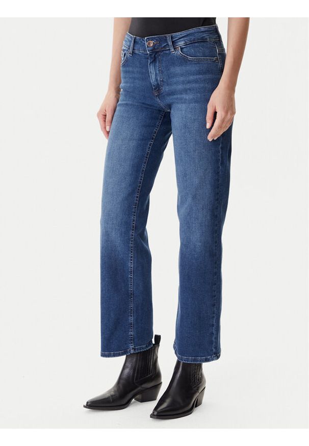 only - ONLY Jeansy Blush 15344167 Granatowy Straight Fit. Kolor: niebieski