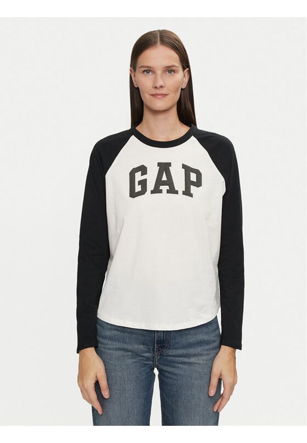 GAP - Gap Bluzka 534389-03 Czarny Relaxed Fit. Kolor: czarny. Materiał: bawełna