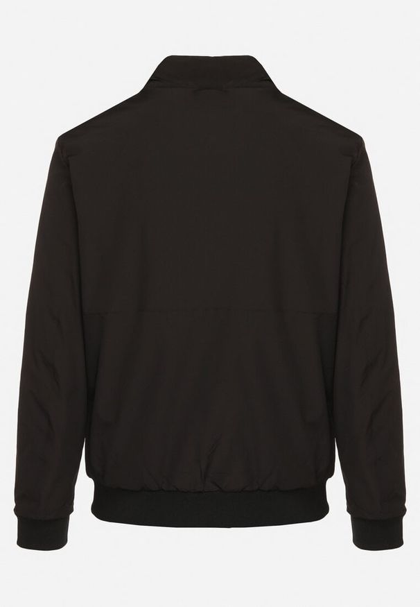 Born2be - Czarna Kurtka Przejściowa ze Ściągaczami Zapinana na Suwak Neveale. Okazja: na co dzień. Kolor: czarny. Materiał: materiał. Długość rękawa: długi rękaw. Długość: długie. Styl: elegancki, casual