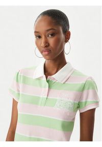 Juicy Couture Polo Juicy Puff JCGCT126015 Zielony Slim Fit. Typ kołnierza: polo. Kolor: zielony. Materiał: bawełna #3