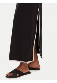 Seafolly Sukienka letnia Beach Bound 55590-DR Czarny Slim Fit. Kolor: czarny. Materiał: bawełna. Sezon: lato #3