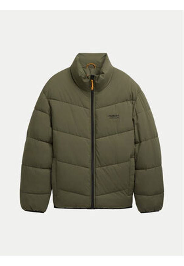 Tom Tailor Denim Kurtka zimowa 1041776 Zielony Relaxed Fit. Kolor: zielony. Materiał: syntetyk. Sezon: zima