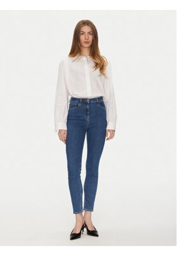 Elisabetta Franchi Jeansy PJ-86I-51E2-V320 Granatowy Regular Fit. Kolor: niebieski