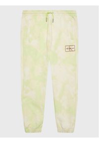 Calvin Klein Jeans Spodnie dresowe Sun Bleached IU0IU00375 Kolorowy Regular Fit. Materiał: bawełna. Wzór: kolorowy #1