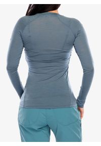 Bluza merino damska Inov-8 Merino Long Sleeve T-Shirt. Kolor: niebieski. Długość rękawa: długi rękaw