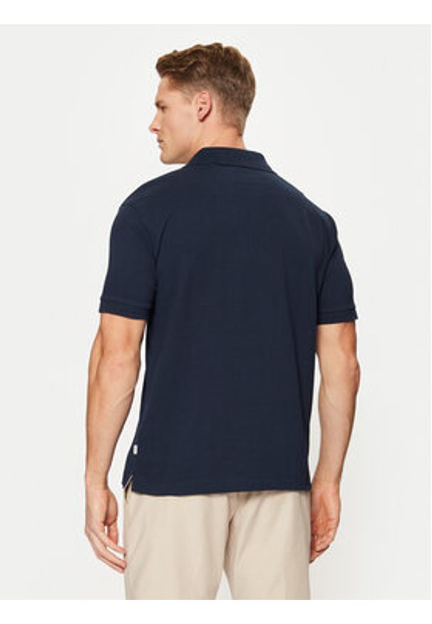 Guess Jeans Polo M4BP29 KCJV1 Granatowy Regular Fit. Typ kołnierza: polo. Kolor: niebieski. Materiał: bawełna