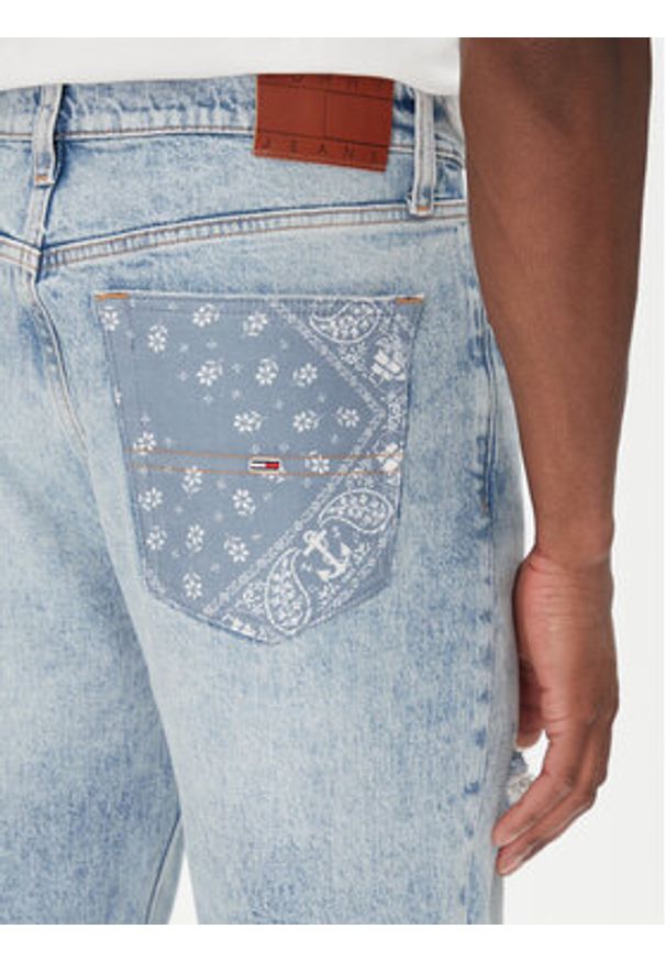 Tommy Jeans Jeansy Otis DM0DM21026 Niebieski Straight Fit. Kolor: niebieski