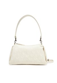 Calvin Klein Jeans Torebka Ckj Monogram Drop Sm Shoulder Ba LV04K3142G Beżowy. Kolor: beżowy