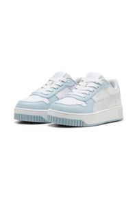 Puma - Dziecięce sneakersy Carina Street PUMA. Kolor: biały, szary, wielokolorowy. Sezon: lato. Sport: bieganie