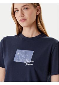 Calvin Klein Jeans T-Shirt LV047C855G Granatowy Regular Fit. Kolor: niebieski. Materiał: bawełna #3