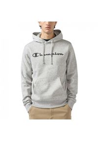 Bluza męska z kapturem treningowa Champion Hooded Sweatshirt szara. Typ kołnierza: kaptur. Kolor: szary #1