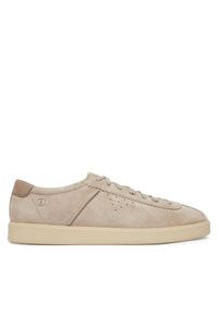 Clarks Sneakersy Lockford Lace 26186195 Szary. Kolor: szary. Materiał: skóra, zamsz #1