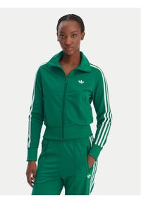 Adidas - adidas Bluza Firebird Classic KD1333 Zielony Regular Fit. Kolor: zielony. Materiał: syntetyk #1