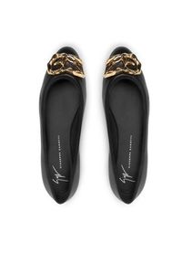 Giuseppe Zanotti - GIUSEPPE ZANOTTI Baleriny E260007 001 Czarny. Kolor: czarny. Materiał: skóra #4